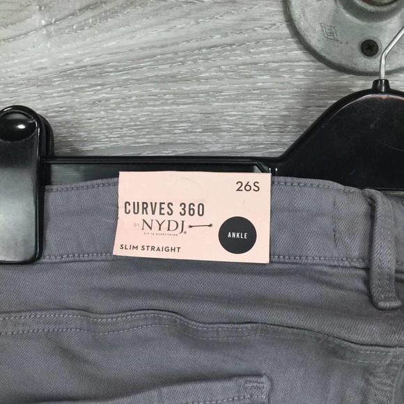 NYDJ NWT Curves 360 Slim Straight Sz 28S - Picture 7 of 8